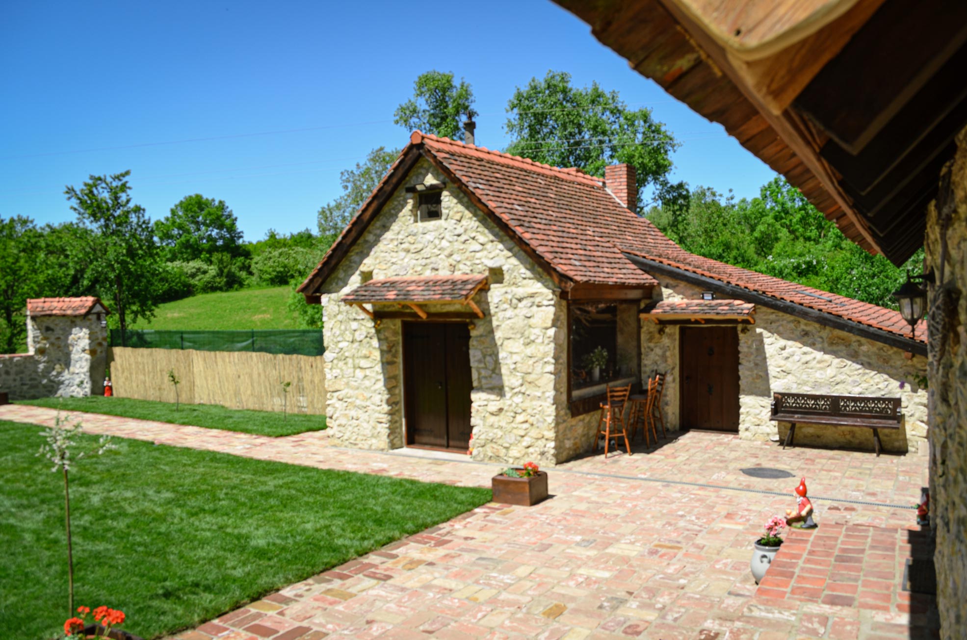 Outdoor seating area